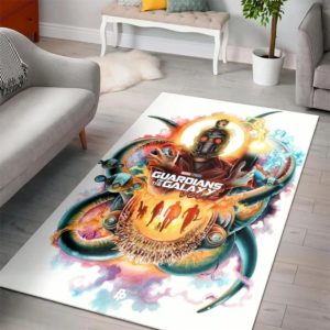 Guardians Of The Galaxy Marvel Area Rug Carpet Home Decor