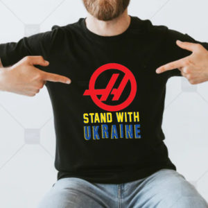 Haas F1 Drop Uralkali Haas Stand With Ukraine T-shirt