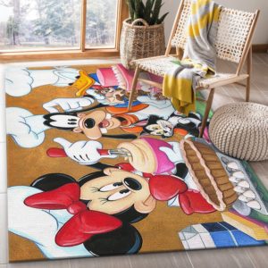 Happy Disney Area Rug Carpet