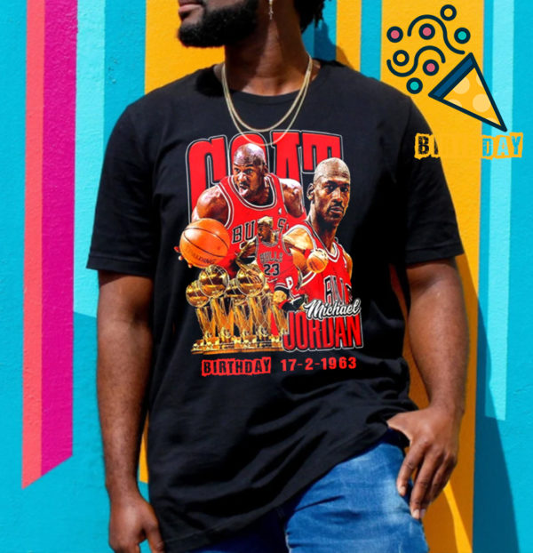 Happy birthday Michael Jordan 23 Chicago Bulls Fan Gifts T-Shirt