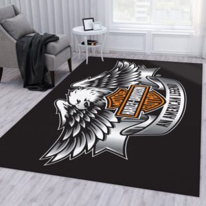 Harley Davidson An Amexican Legend Area Rug Carpet