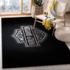 Harley Davidson Logo Area Rug For Living Romm Home Decor