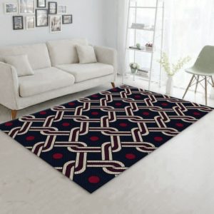 Hermes Polka Dot Pattern Area Rug Carpet