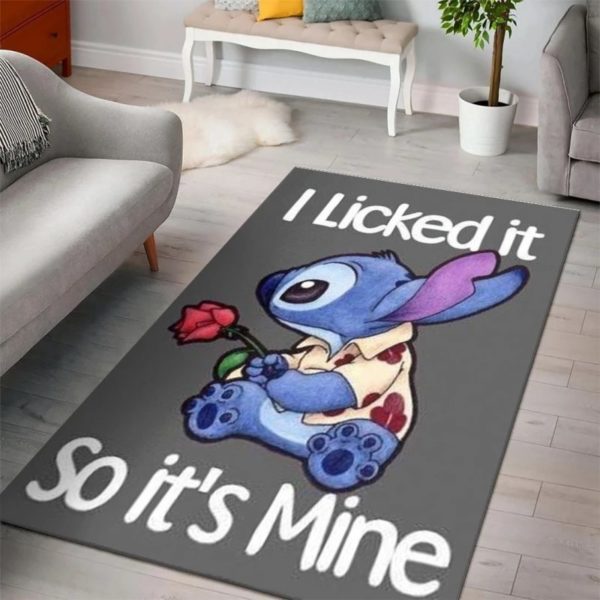 I Licked It So Its Mine Disney Area Rug Carpet