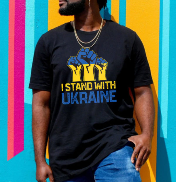 I Stand With Ukraine Support Hand Classic T-Shirt