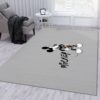 Mickey Mouse Minimalism Logo Cartoon Disney Area Rug Carpet