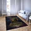Ironman And Hulk Of Marvel Beautiful Area Rug Carpet