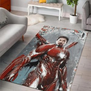 Ironman Marvel Area Rug Carpet