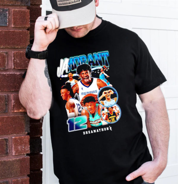 Ja Morant 12 Memphis Grizzlies Dreamathon T-Shirt