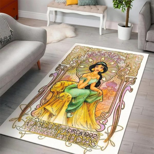 Jasmine Aladdin Disney Area Rug Carpet For Living Room