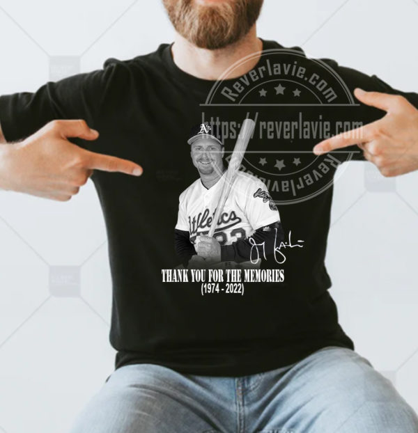 Jeremy Giambi MLB RIP 1974 2022 Thank You For The Memories T-Shirt