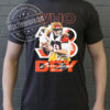 Cincinnati Bengals vs Los Angeles Rams Helmet 2022 Super Bowl LVI Champions T-Shirt