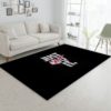Nike Logo Black Red Area Rug Caret