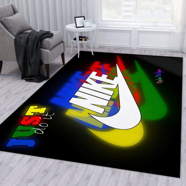 Just Do It Nike Logo Area Rug Carpet