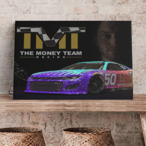 Kaz Grala The Money Team Racing The Daytona 500 Nascar 2022 Poster Canvas