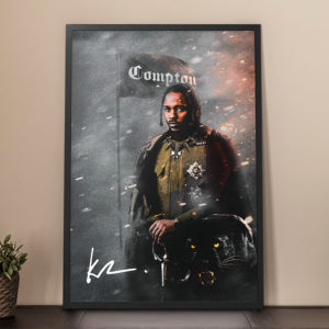 Kendrick Lamar Compton 90s Hip Hop Poster Canvas