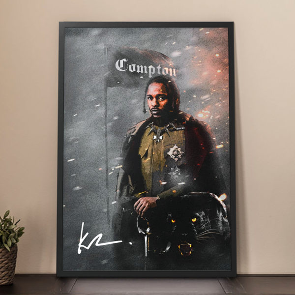 Kendrick Lamar Compton 90s Hip Hop Poster Canvas