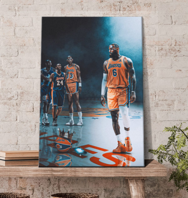 King James Is Now 1st In The All Time Scoring Poster Canvas