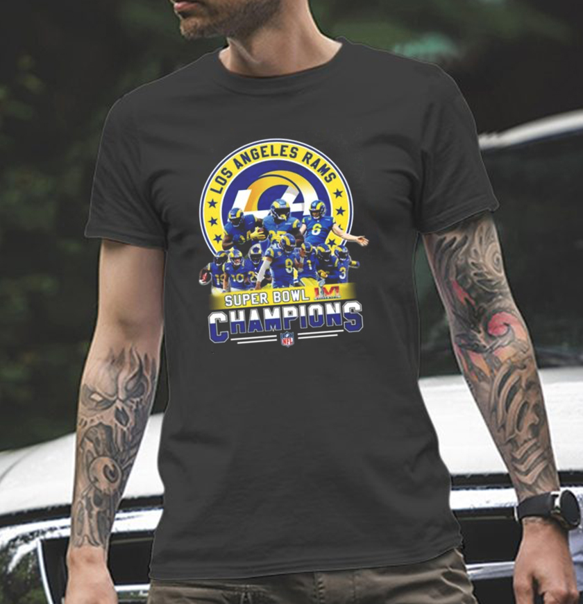 LA Rams Champions 2022 Super Bowl LVI NFL Classic T-Shirt LA Rams Champions 2022 Super Bowl LVI NFL Classic T-Shirt
