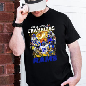LA Rams Winnes Trophy Super Bowl Championship T-Shirt