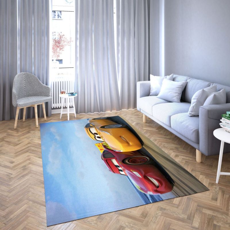 Lightning Mcqueen And Cruz Ramirez Disney Area Rug Carpet Lightning Mcqueen And Cruz Ramirez Disney Area Rug Carpet