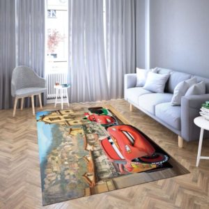 Lightning Mcqeen Disney Area Rug Carpet For Living Room Home Decor
