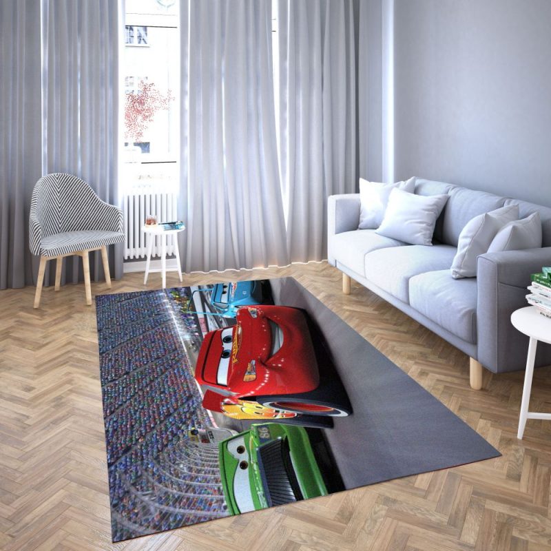 Lightning Mcqueen Disney Area Rug Carpet Home Decor Living Room Lightning Mcqueen Disney Area Rug Carpet Home Decor Living Room