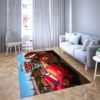 Lightning Mcqueen Disney Area Rug Carpet Home Decor