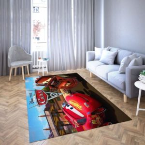 Lightning Mcqueen Disney Area Rug Carpet Home Decor