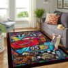 Lightning Mcqueen In Disney Area Rug Carpet For Living Room