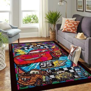 Lightning Mcqeen Disney Area Rug Carpet