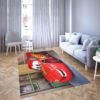 Lightning Mcqeen Disney Area Rug Carpet For Bedroom