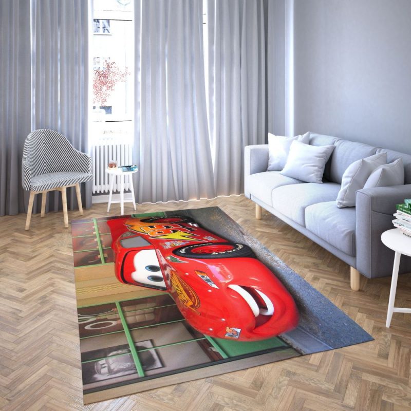 Lightning Mcqueen Disney Cartoon Area Rug Carpet For Living Room Lightning Mcqueen Disney Cartoon Area Rug Carpet For Living Room