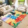 Disney Mickey Mouse With Its Reflection  Area Rug Carpet