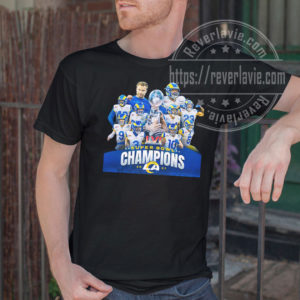 Los Angeles Rams Team Winners 2022 Super Bowl Champions T-Shirt
