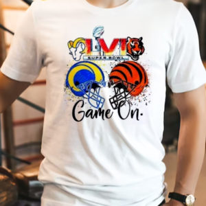 Los Angeles Rams Vs Cincinnati Bengals 2022 Super Bowl Game On T-Shirt