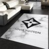 Louis Vuitton Rectangle Area Rug Floor Decor Home Decor
