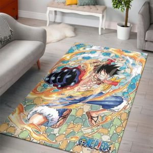 Luffy One Piece Anime Movies Rug For Bedroom Aesthetic