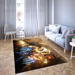 Marvel Avengers All Hero Area Rug Carpet For Bedroom
