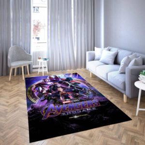 Marvel Avengers All Hero  Area Rug Carpet For Living Room