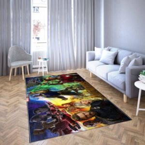 Marvel Avengers All Hero Area Rug Carpet Home Decor