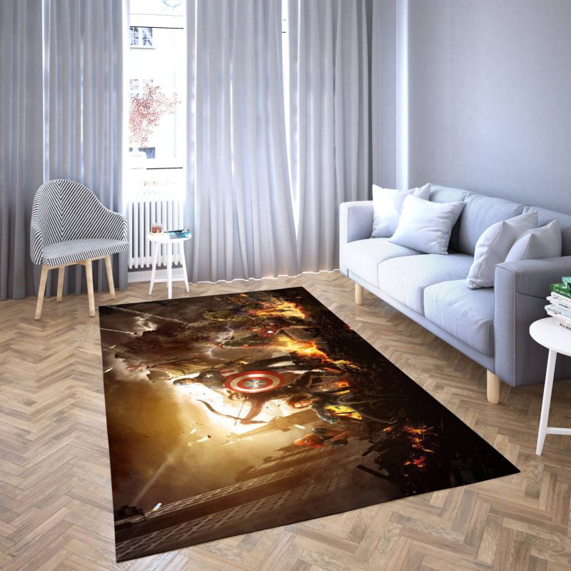 Marvel Avengers All Hero Area Rug Carpet Marvel Avengers All Hero Area Rug Carpet