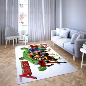Marvel Avengers All Heros Rug Carpet