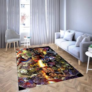 Marvel Avengers Area Rug Carpet For Living Room