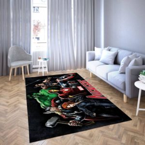 Marvel Avengers Heros Area Rug Carpet
