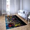 Marvel Cinema Captain America And Ironman Area Rug Carpets
