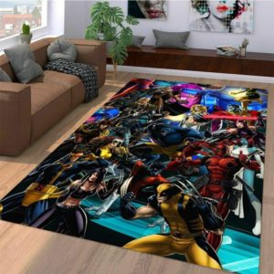 Marvel Comic Area Rug Carpet For Living Room
