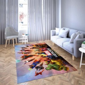Marvel Team Fly Strong Beautiful Carpet Living Room Rugs