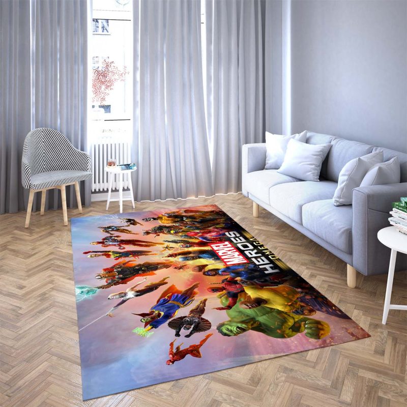 Marvel Team Fly Strong Beautiful Carpet Living Room Rugs Marvel Team Fly Strong Beautiful Carpet Living Room Rugs