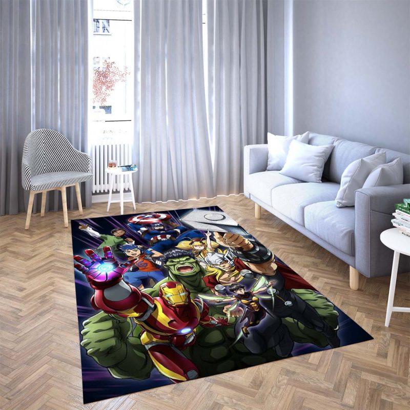 Marvel The Arvengers Ironman and Hulk Carpet Living Room Rugs Marvel The Arvengers Ironman and Hulk Carpet Living Room Rugs